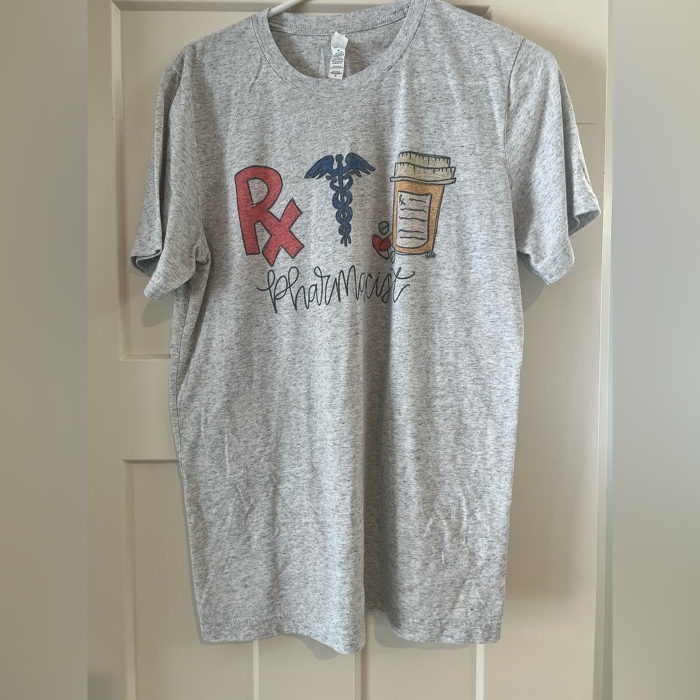Womens Gray Pharmacist Tee